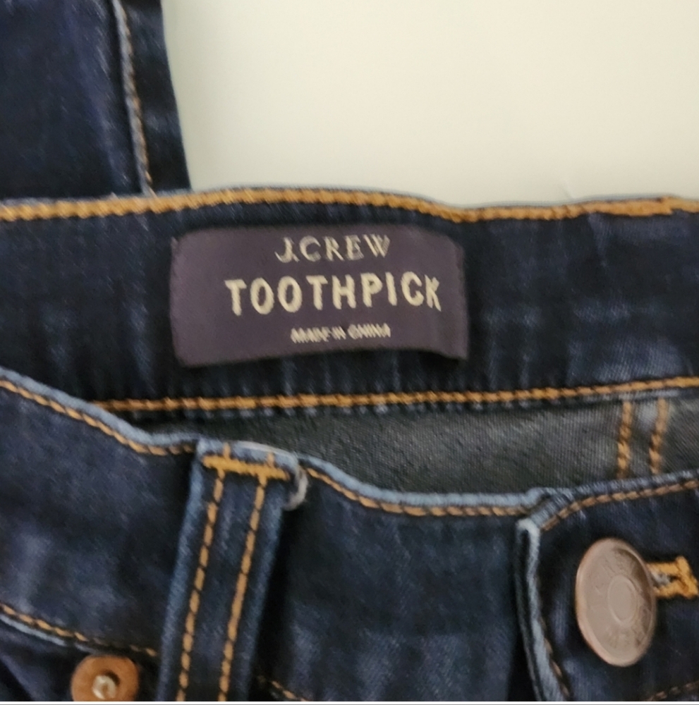 J. Crew Women's Dark Blue Skinny Jeans - Picture 5 of 7